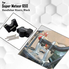 Adapté Pour Royal Enfield Super Meteor 650 " Aluminium Guidon Riser 35mm, Noir "
