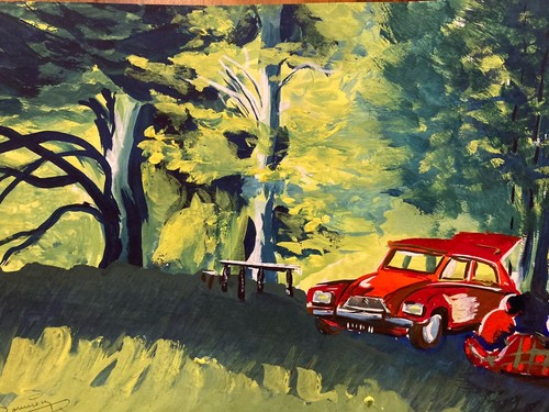 Painting peinture gouache - peinture,