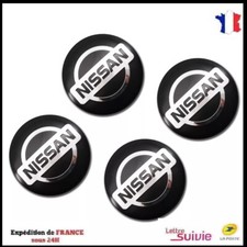 4 Logo Stickers Clé Clefs NISSAN 14mm Emblème Autocollant Voiture