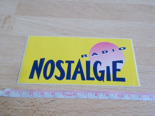 Autocollants radio nostalgie - autocollants,