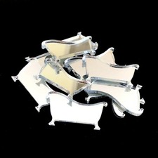 Bain Baignoire Forme Artisanat Miroirs Paquets 10, Nombreux Coloris / Tailles,