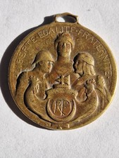 Médaille 14-18 AUX POILUS DU