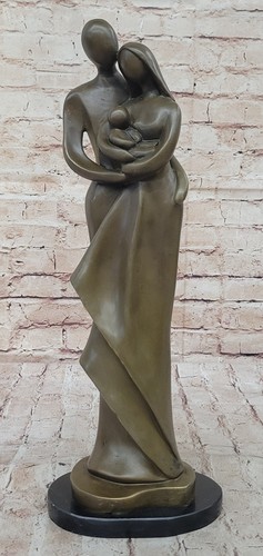 Famille sculpture fonte - famille, de