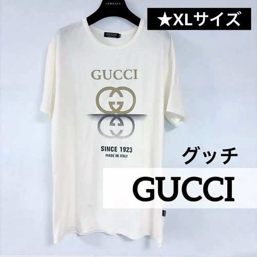 Shirt blanc gucci logo - t-shirt,