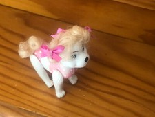 FIGURINE CHIEN CANICHE BLANC