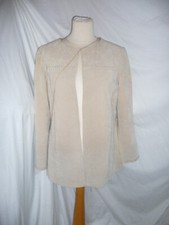? Veste en Daim Beige en 100% Croute de Porc- Taille 40- marque *Références *