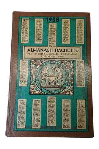 Hachette almanach 1938 petite - hachette,