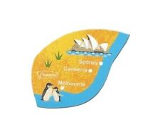MAGNET CARTE OCEANIE. BROSSARD SAVANE. MELBOURNE. CANBERRA. SYDNEY. PINGOUINS.