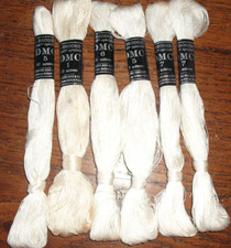 Boite de 6 écheveaux de coton à broder DMC