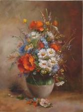 bouquet fleurs tableau