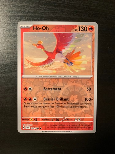 Carte pokémon reverse oh - reverse, ho-oh
