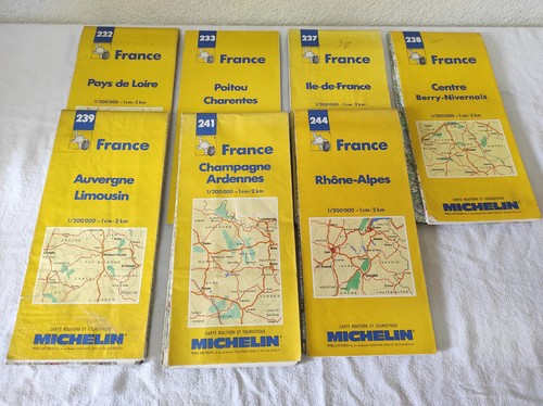 Cartes routières michelin - cartes,