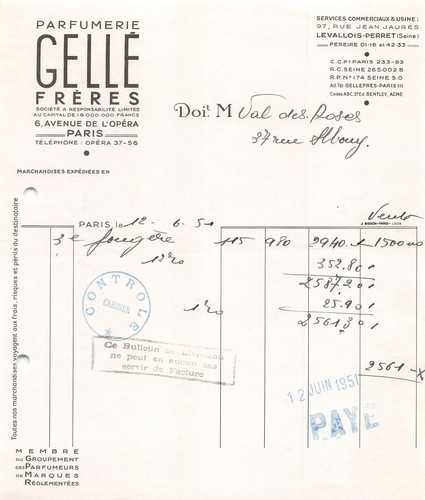 1951 parfumerie gelle freres - 1951,