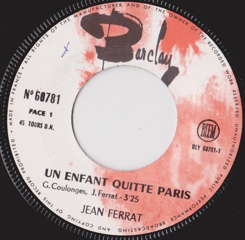 Jean ferrat enfant - un,