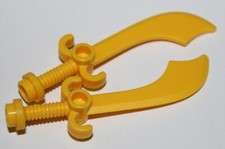 2 x Sabre Lego Yellow Minifig