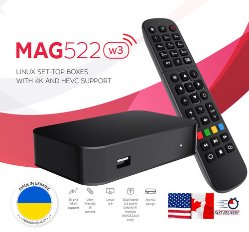 New infomir mag - 522w3, w/