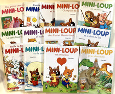 Lot 26 livres MINI-LOUP entre 1 et 31 Philippe Matter illustré Hachette
