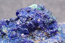Chessylite (Azurite) et Cuprite Chessy-les-Mines , Rhône-Alpes , France