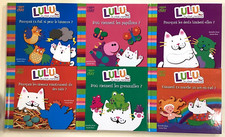 6 livres LULU le CHAT CURIEUX Jeannette Rowe Louise Park livre enfant