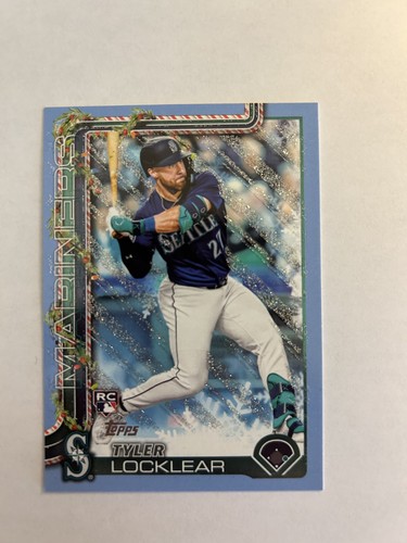 2025 topps holiday - holiday, blue