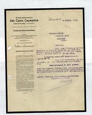 LACANCHE (21) FONDERIE TOLERIE EMAILLERIE "ANT. COSTE & CAUMARTIN" en 1925