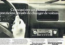 PUBLICITE ADVERTISING 1016  1980   Pioneer autoradio ( 2p) KEX-23