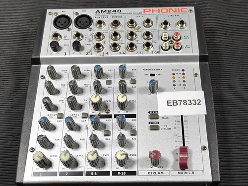 Phonic am240 mixer compact - mixer,