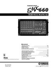 Service Manuel D'Instructions pour Yamaha EMX-660