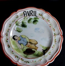 ancien Assiette faïence