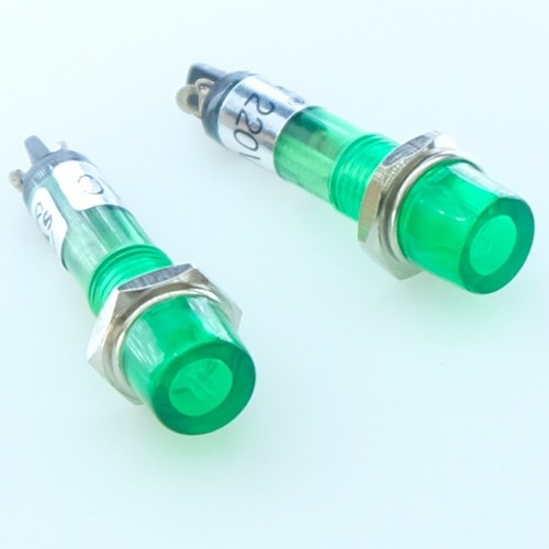 Voyant néon 220vac - 220vac, vert