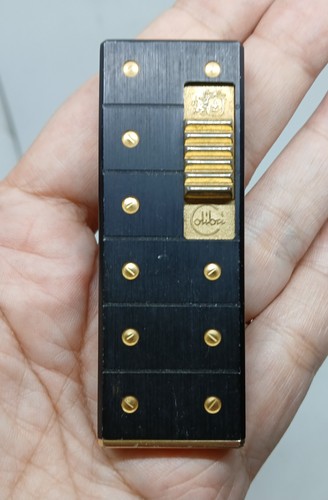 Briquet vintage colibri noir - briquet,