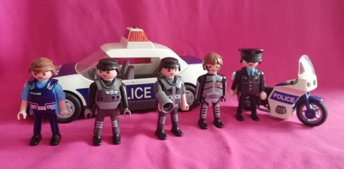 Lot playmobil moto voiture - lot,