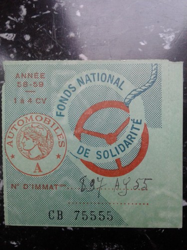 Vignette auto 4cv de - vignette, 1