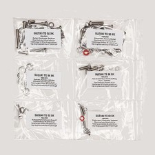 SUZUKI TS 50 XK 1984-2000 Kit vis CRUCIFORME inox moteur complet TS50X TS50XK