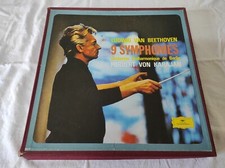 Coffret 8 Vinyles 33 tours Classique L Van Beethoven 9 Symphonie H Von KARAJAN