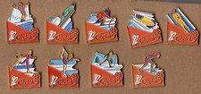 lot de 9 Pin's Yoplait - Jeux