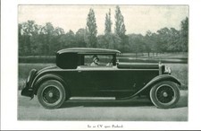 Publicité ancienne automobile