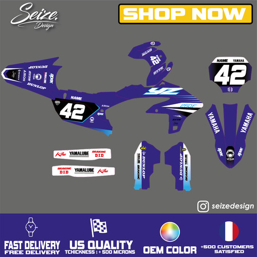 Kit déco bleu - , yamaha