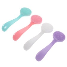  4 Pcs Brosse Visage Silicone Exfoliante Pour Le Épurateur Facial