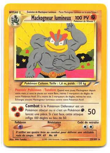 Carte pokémon mackogneur - carte,