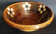 Jatte terre cuite vernissée