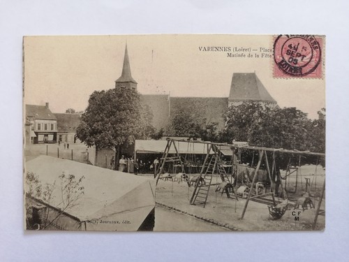 Cpa très rare varennes changy - cpa,