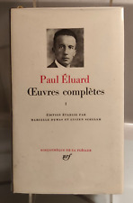 PLEIADE PAUL ELUARD OEUVRES