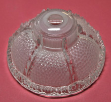 Tulipe coupelle en verre à