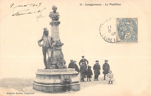 Cpa longjumeau postillon - cpa, le