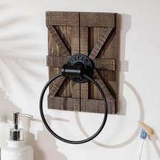 Porte-serviettes rustique