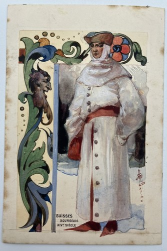 Gouache originale maquette - originale,