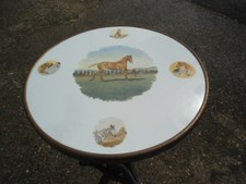 TABLE BISTRO EMAIL VERITABLE MAISON JARDIN NEUVE Chevaux HAUT DE GAMME FRANCE