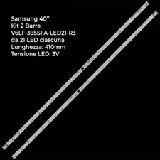 KIT 2 BANDES 19 BARRES TV LED