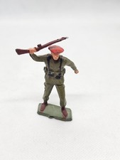 Starlux Parachutiste Armée Française  Figurine Soldat au Combat  1970 